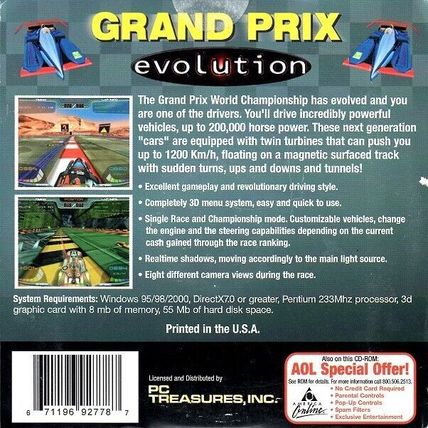 GRAND PRIX: Evolution (PC-CD, 2004) Windows 95-XP - NEW in RETAIL SLEEVE