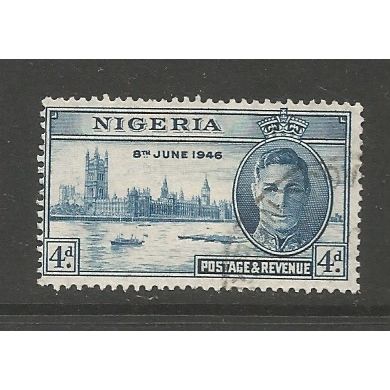 Nigeria 1946 Peace/Victory 4d, used. SG61