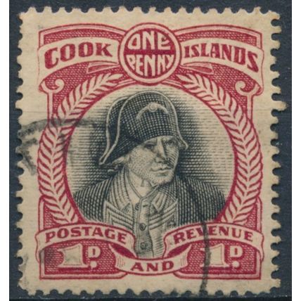 Captain Cook: 1d - Cook Islands 1935 - FH - SG 107