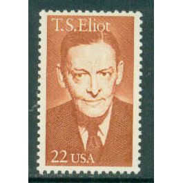 2239 22c T.S. Eliot Fine MNH Dry Gum MA2063