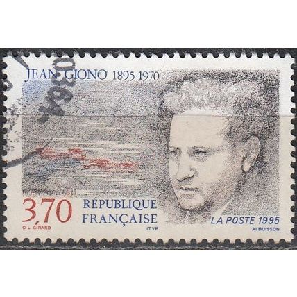 France 1995 Michel 3081 O Cote (2008) 1.25 € Jean Giono Cachet rond