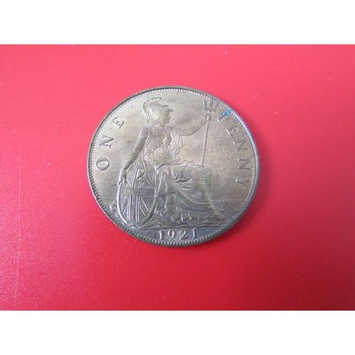 1921 GEORGE V PENNY - COIN - 2. AH
