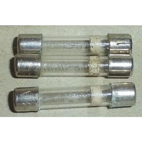 Fuse 5 x 25mm 300mA 400V 3 in packet Vintage WW2 WWII Efen 27425-4