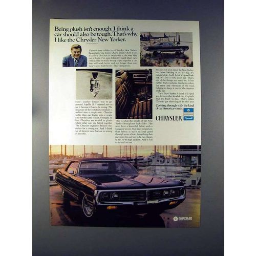 1973 Chrysler New Yorker Car Ad - Arthur Godfrey