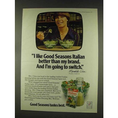 1977 Good Seasons Italian Dressing Ad - I Like