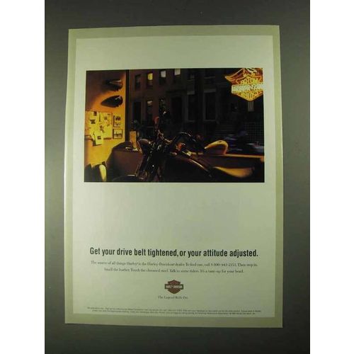 1995 Harley-Davidson Motorcycles Ad - Drive Belt