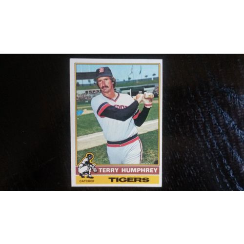 1976 Topps Card # 552 Terry Humphrey Very Good (3) Detroit Tigers