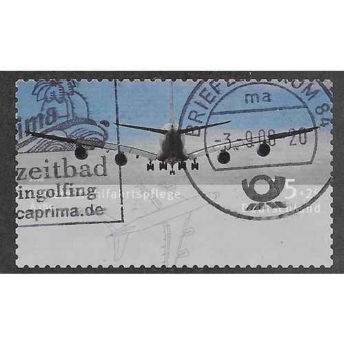GER 2008 €0.55+ 25(S/A) 'AIRCRAFT' FINE USED (EBID60-334)