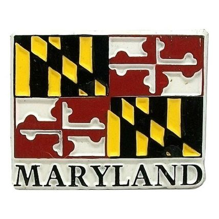 Maryland Flag Fridge Magnet