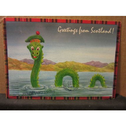 LOCH NESS MONSTER, SCOTLAND used postcard by Whiteholme 1997 pm humour.. =