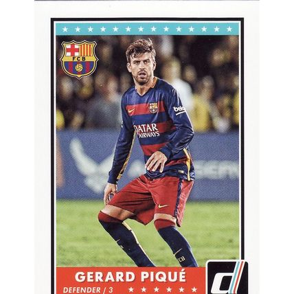 Donruss Soccer 2015 73 Gerard Pique