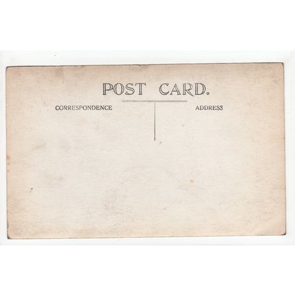 Man & Lady with Two Young Girls Studio Postcard FY9
