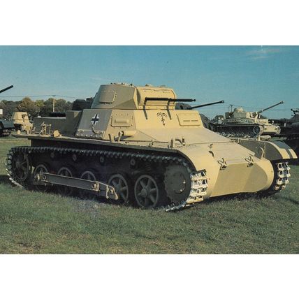 Panzerkampfwagen 1 German WW2 Tank at Aberdeen Military Postcard