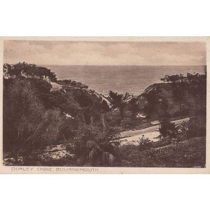 Dudley Chine Bournemouth Antique WW1 Raw 1918 Rambling Walk With Me Postcard
