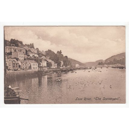 The Scavengers Looe River Postcard Cornwall