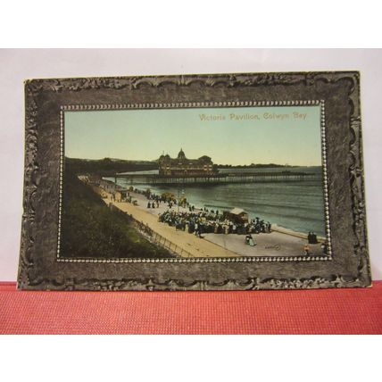 VICTORIA PAVILION, COLWYN BAY, CLWYD, WALES unused vintage postcard Valentine =