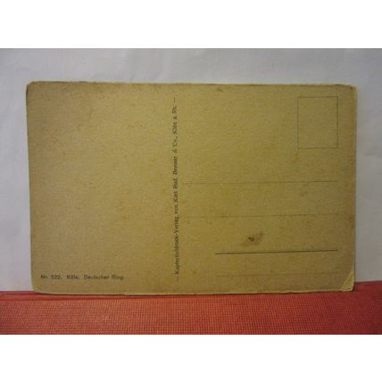 DEUTSCHER-RING, KOLN a. Rh, GERMANY unused antique postcard /