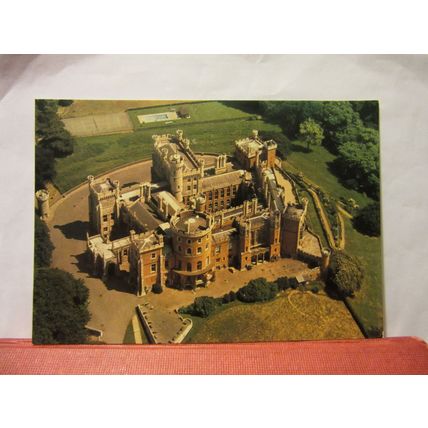 AERIAL VIEW, Belvoir Castle, Grantham, unused postcard /