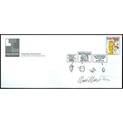 Cartoonist MARK MARTIN Signed Cover, TEENAGE MUTANT NINJA TURTLES And GNATRAT
