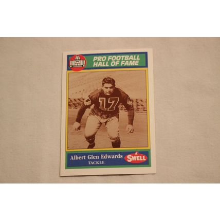 Albert Glen "Turk" Edwards 1990 Swell Pro Football Hall of Fame NO. 56