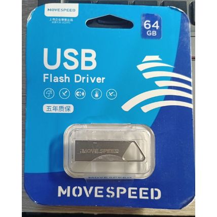 MOVESPEED Dust Waterproof Keyring 64GB USB Flash Drive Memory Stick Pen Drive