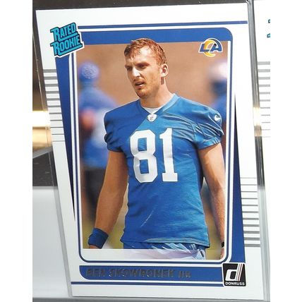 2021 Panini Donruss BEN SKOWRONEK (Rams) Rated Rookie #325