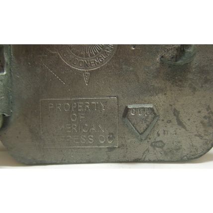 Vintage Original American Express Co Wells Butterfield & Co Belt Buckle