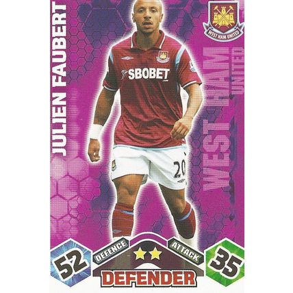 Match Attax 2009/10 Collection: West Ham United, Defender - Faubert