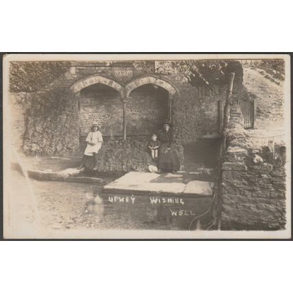 Upwey Wishing Well, Dorset, c.1910s - RP Postcard