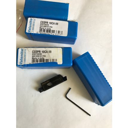 new VALENITE CSSPR 10CA 09 CARBIDE INSERT MILLING HOLDERS 6/63100/06,ES