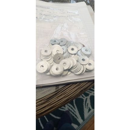 M6 Repair Mudguard Washers BZP (Pkt 89) 6.6 x 25 x 1.25mm