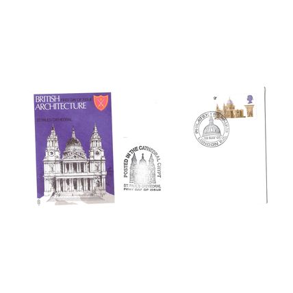 GREAT BRITAIN 1969 COVER PHILATEX ST PAULS PMK