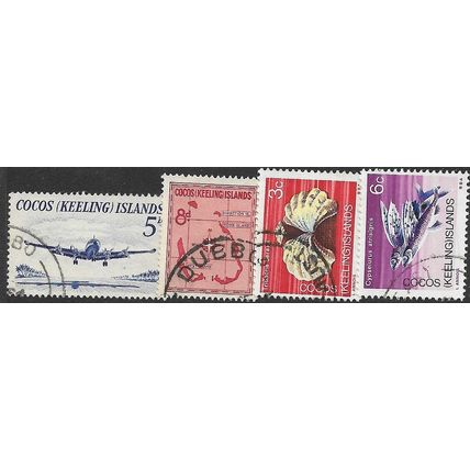1963/1969 4 different values - fine used (o)