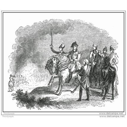 Review Of Volunteers, Hounslow By George III, London, c1870, MODERN REPRODUCTION