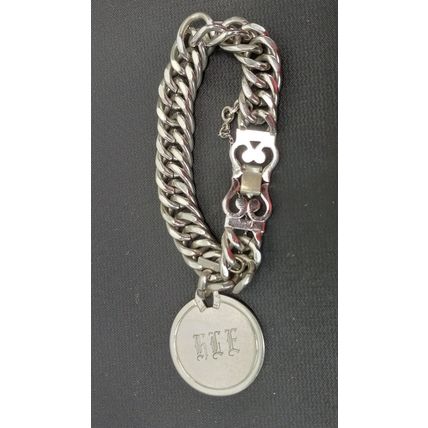 1953 Monet Master Jeweler Luggage Tags Bracelet Vintage Jewelry