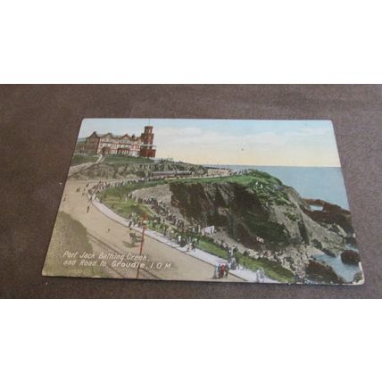 1911 fr Postcard - Port Jack Bathing Creek & Groudle Road - Isle of Man