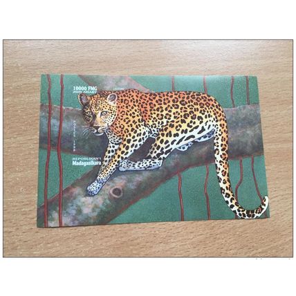 Madagascar 1999 Mi. Bl. 294 Faune Feline Leopard Panther **MNH IMPERF ND