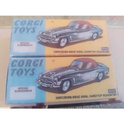Corgi No 304S Mercedes Benz 300SL Hard Top Copy /Replica Box