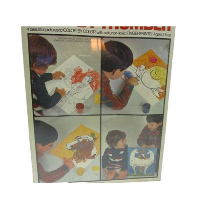 Vintage Doctor Dolittle Paint By Thumber Fingerpaints Model 2200
