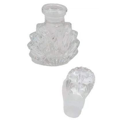 Glass Perfume Bottle with Oval Stopper 11.5 CM Ladies Gift Collectable Scent