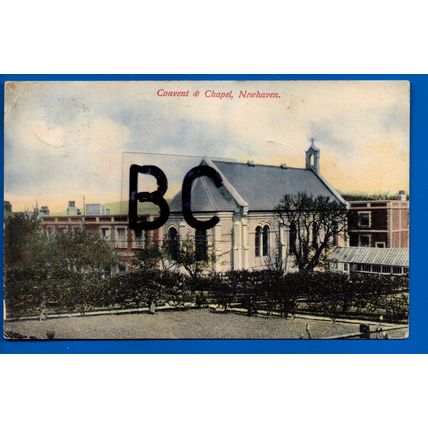 Postcard Convent & Chapel Newhaven Sussex Nr Seaford Peacehaven Lewes