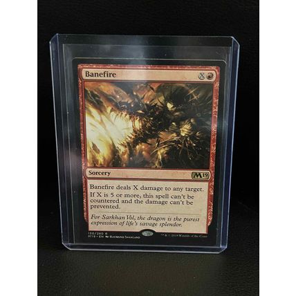 Banefire Core Set 2019 Magic: the Gathering Trading Card