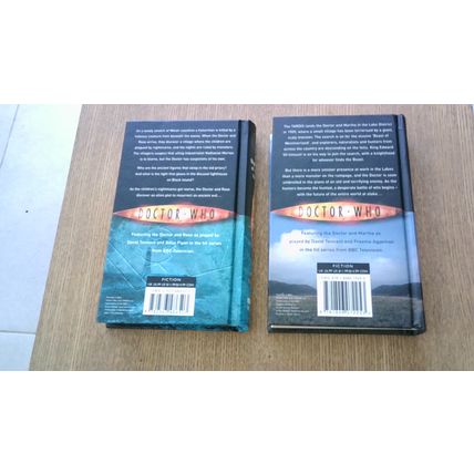 Doctor Who - 2 Hardback Novels Bundle (2006-7) 10th Doctor - (1 BOOK SIGNED)