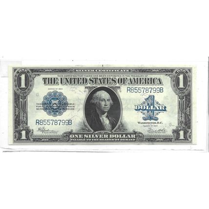 1923 US Large Horse Blanket Silver Certificate XF+