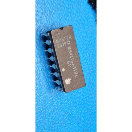 apple II original vintage RAM MOSTEK MK4116J-31RL CERAMIC 4116 (2025)
