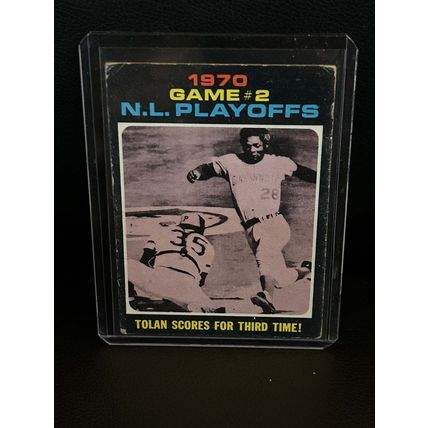 NL Playoff Game 2 #200 | 1971 Topps Baseball Trading Card