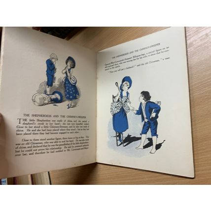 RARE c1910s ONCE UPON A TIME GRIMM ANDERSEN FATHER TUCK'S GOLDEN GIFT BOOK (P3)