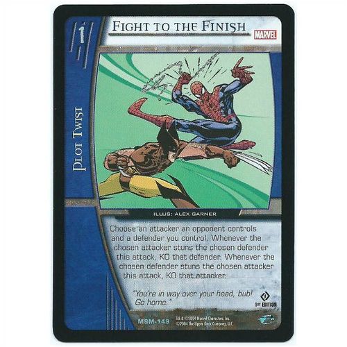 VS System Web of Spider-Man - MSM-149 - Fight To The Finish