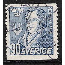 Fa 375: 90 ö pale blue Erik Gustav Geijer.