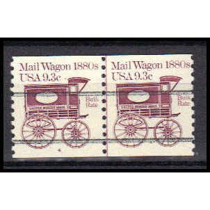 1903a 9.3c Mail Wagon Fine MNH Dry Gum CNP Left 4 PA0406